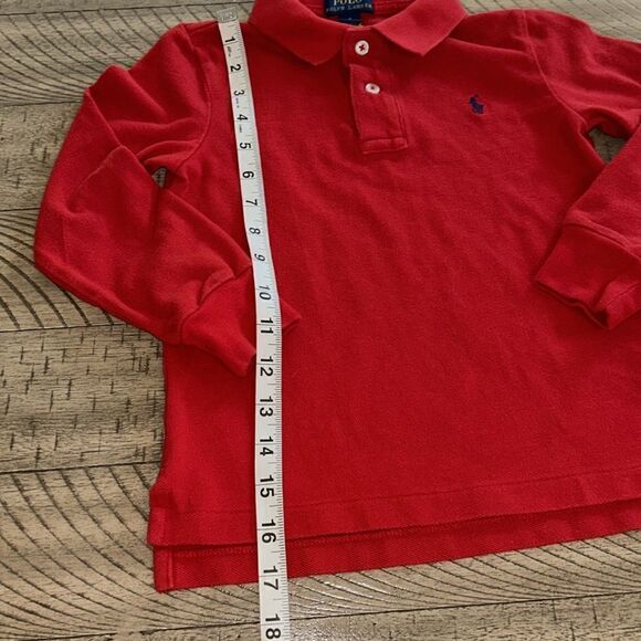 Sports car 🚘 red long sleeve Polo by Ralph Lauren cotton comfy - Picture 12 of 17